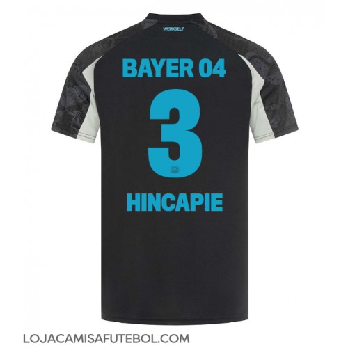 Camisa de Futebol Bayer Leverkusen Piero Hincapie #3 Equipamento Alternativo 2024-25 Manga Curta